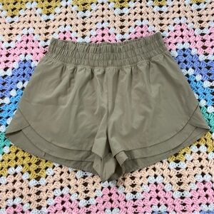 Calia Beige Tan Women's Lined Running Shorts Small S Gym Workout